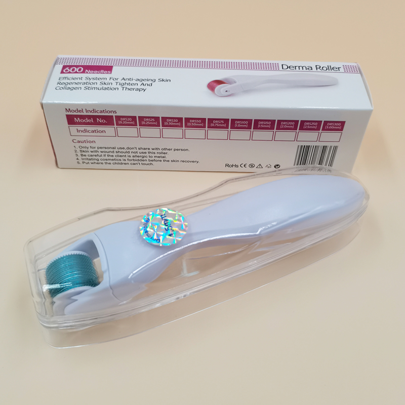 Mezroller Derma Roller Micro Needle DRS600 Stainless Steel Needles Microneedling for Beard Growth Hair Re-Growth Skin Care MTS