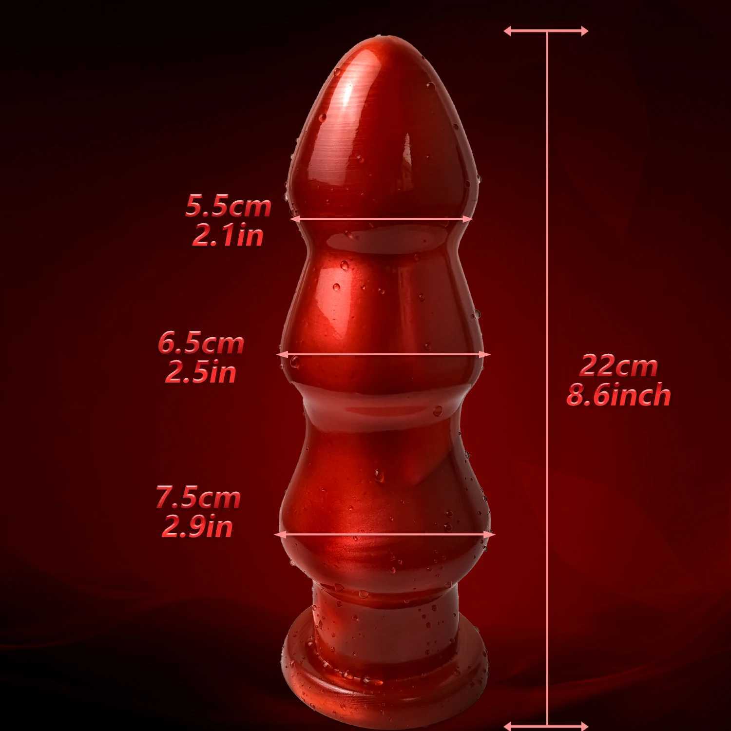 huge anal plug monster dildo vaginal anal expander soft anal toys for gay men butt plug with suction cup big penis adult sex toys XJ250806
