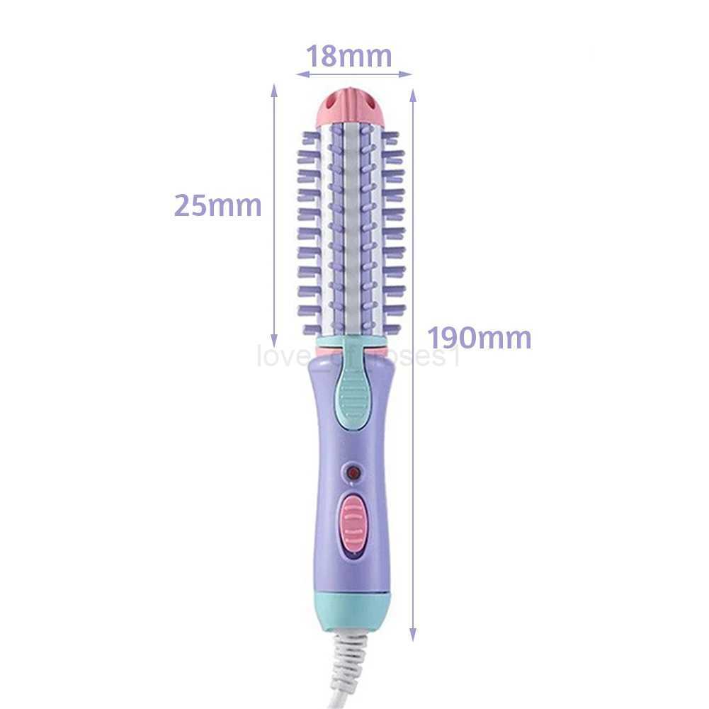 Ceramic Intelligent Adjustable Temperature Hair Straightener Wet Dry Anti-scalding Hair Curling Iron for Hair Styling 2 in 1M240709