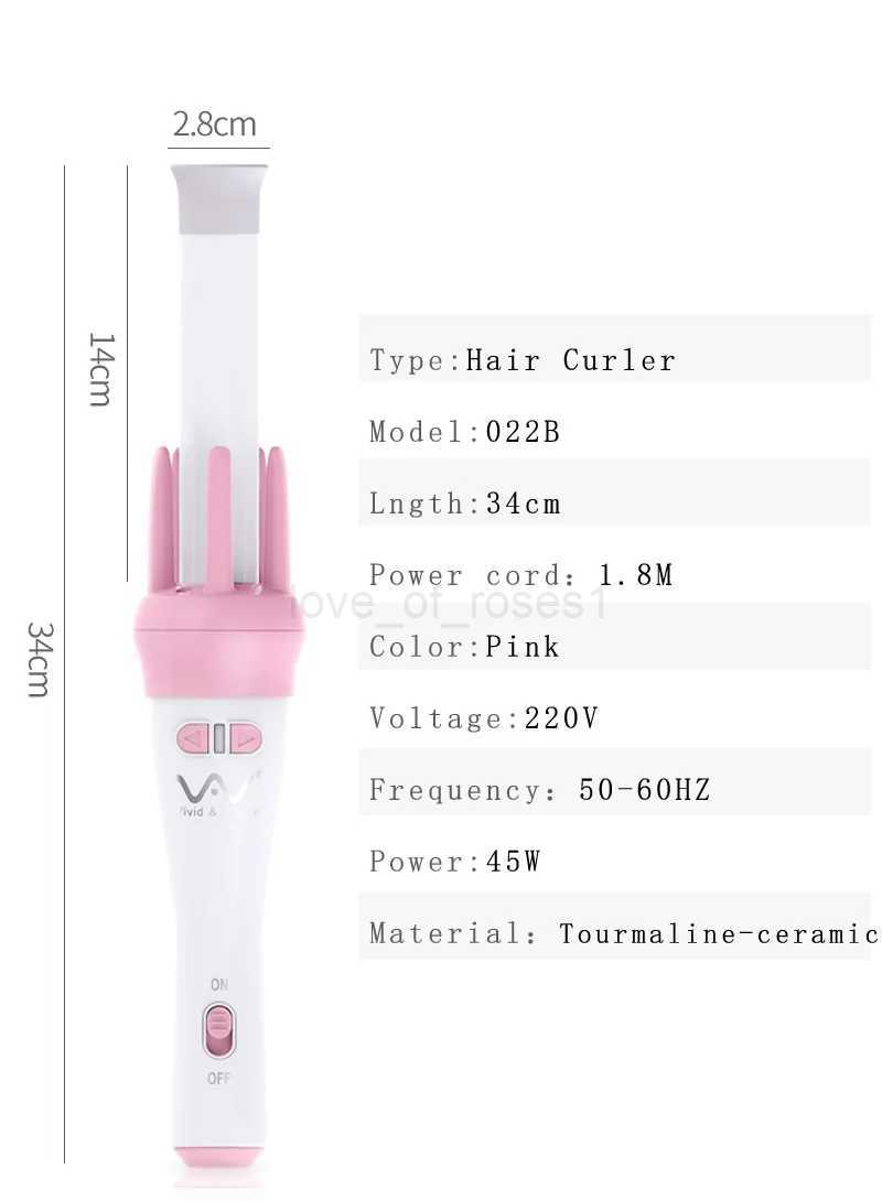 2way rotating curling iron Automatic Ceramic Hair Curler best hot tools curling iron magic hair ironhair curling wandM240709