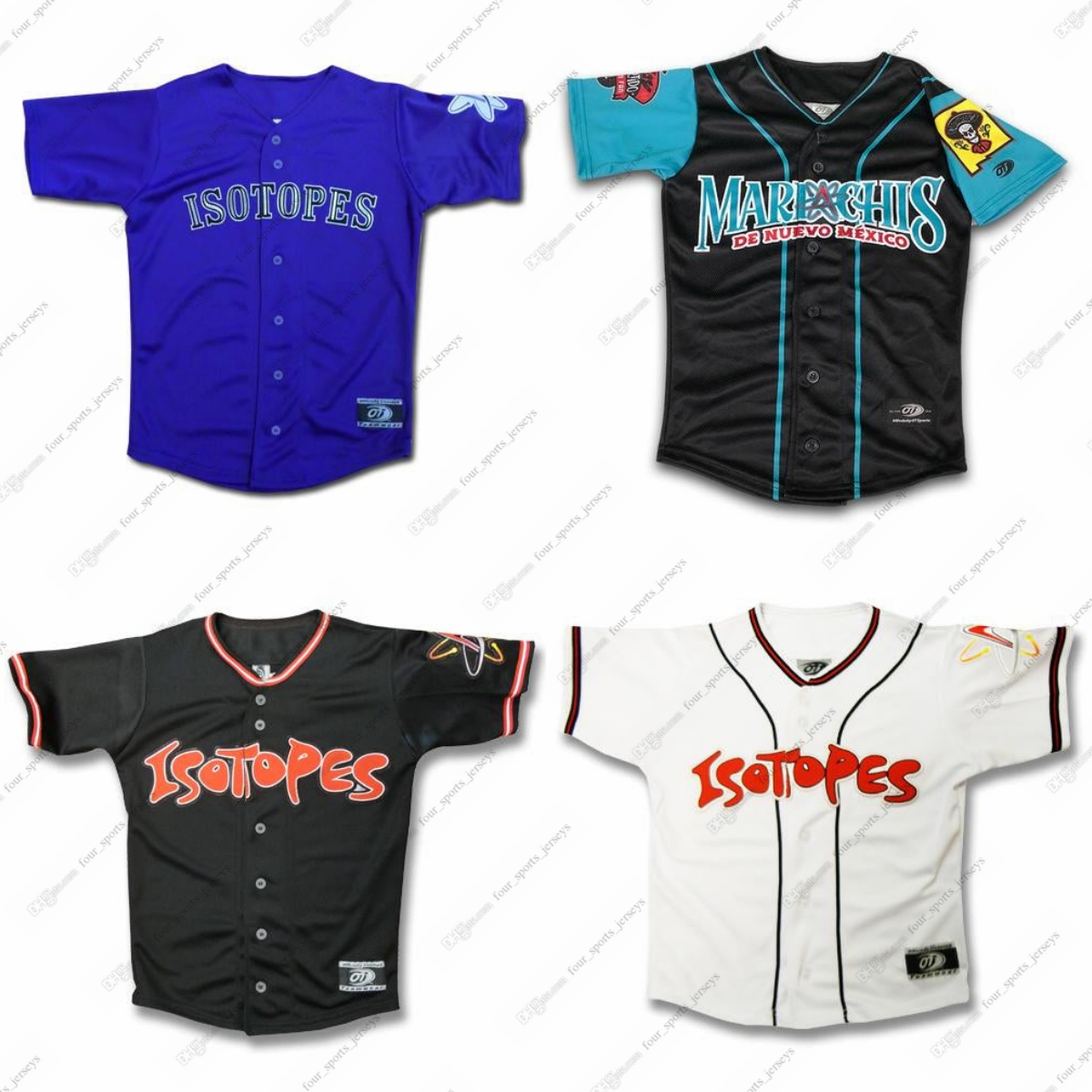 Stitched Albuquerque Isotopes Baseball Jersey Custom Jersey Any Name Number