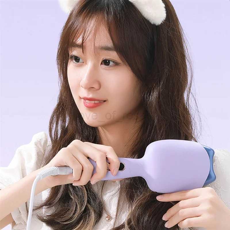 Automatic Electric Hair Curler 32Mm Curling Iron Water Ripple Styling Tools Lazy Man with Hair Curler US Plug-AZ240709