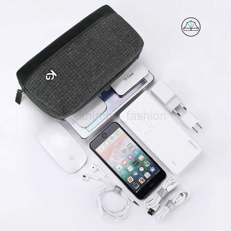 Large-capacity Electronics Organizer Travel Cable Bag Digital Storage Bag External Portable Splashproof Accessories WaterproofCL240708