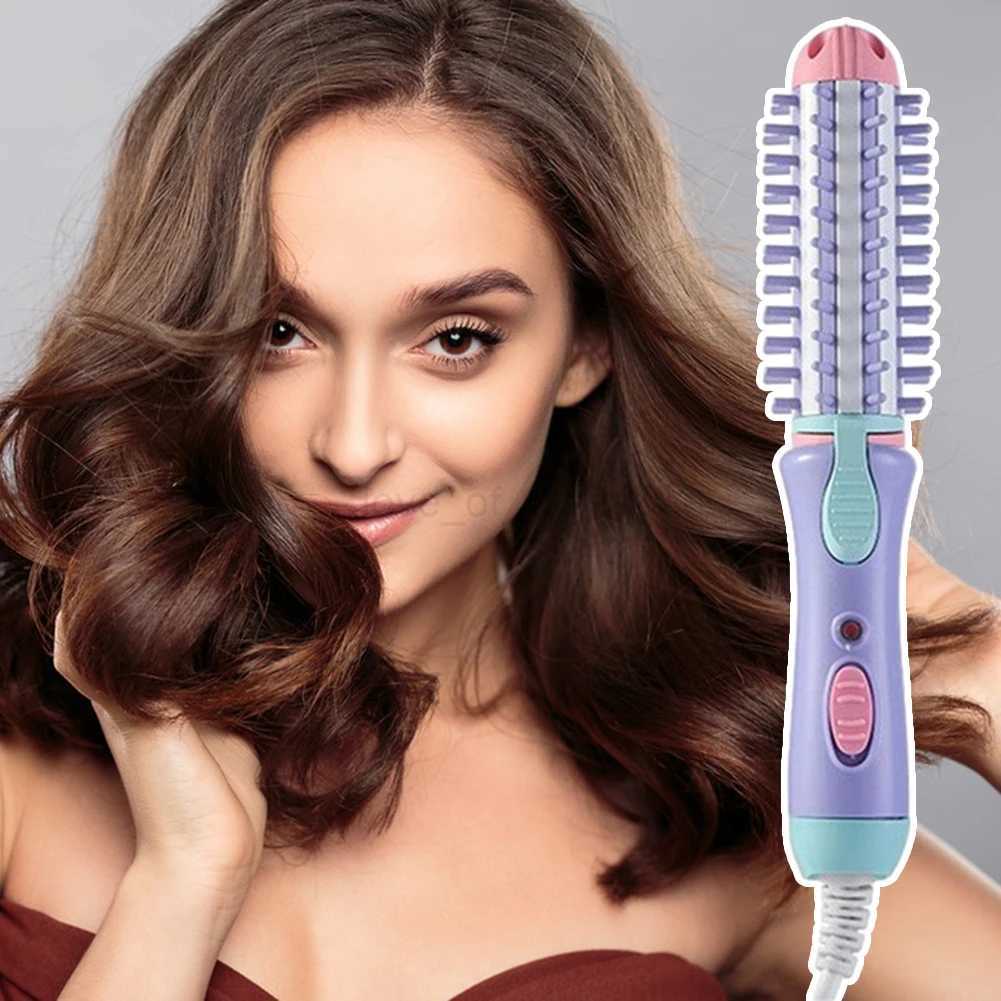 Ceramic Intelligent Adjustable Temperature Hair Straightener Wet Dry Anti-scalding Hair Curling Iron for Hair Styling 2 in 1M240709