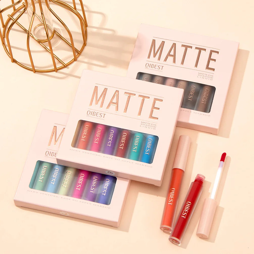 8pcsbox Brown Colorful Liquid Eyeshadow Stick Set Contour Blush Pigment Matte Natural Cheek Milk Coffee Shadow Cream Eye Makeup 240709