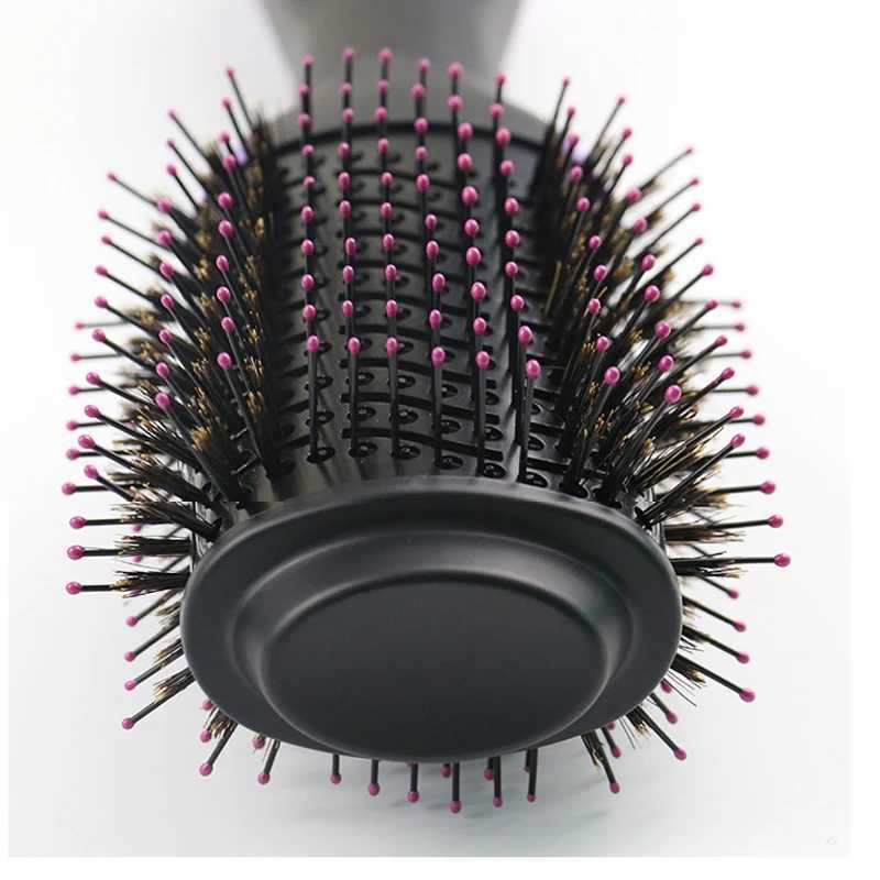 One-Step Hair Blow Tangle Dryer Multifunction Electric Curling Straightening Comb Anti-Static Hot Air Brush DropshippingM240709