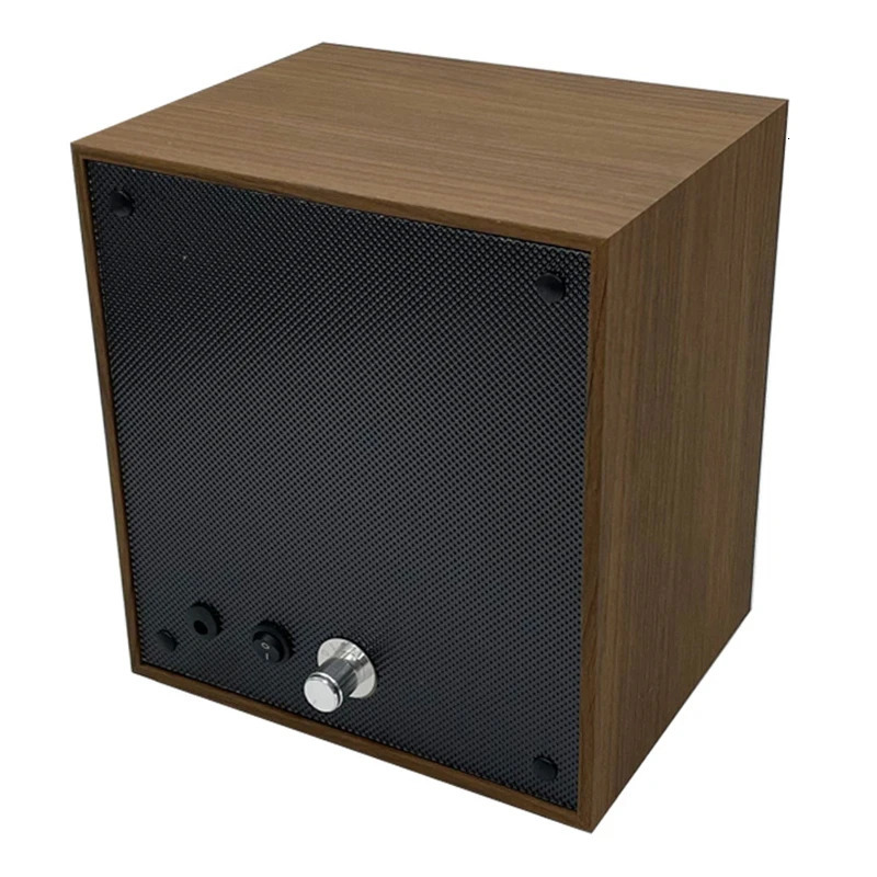 Watch Winder for Automatic Watches Box Storage Dustproof Mechanical Watch Case Black Walnut Wood Safe Mata Box LED Ambient Light 240627