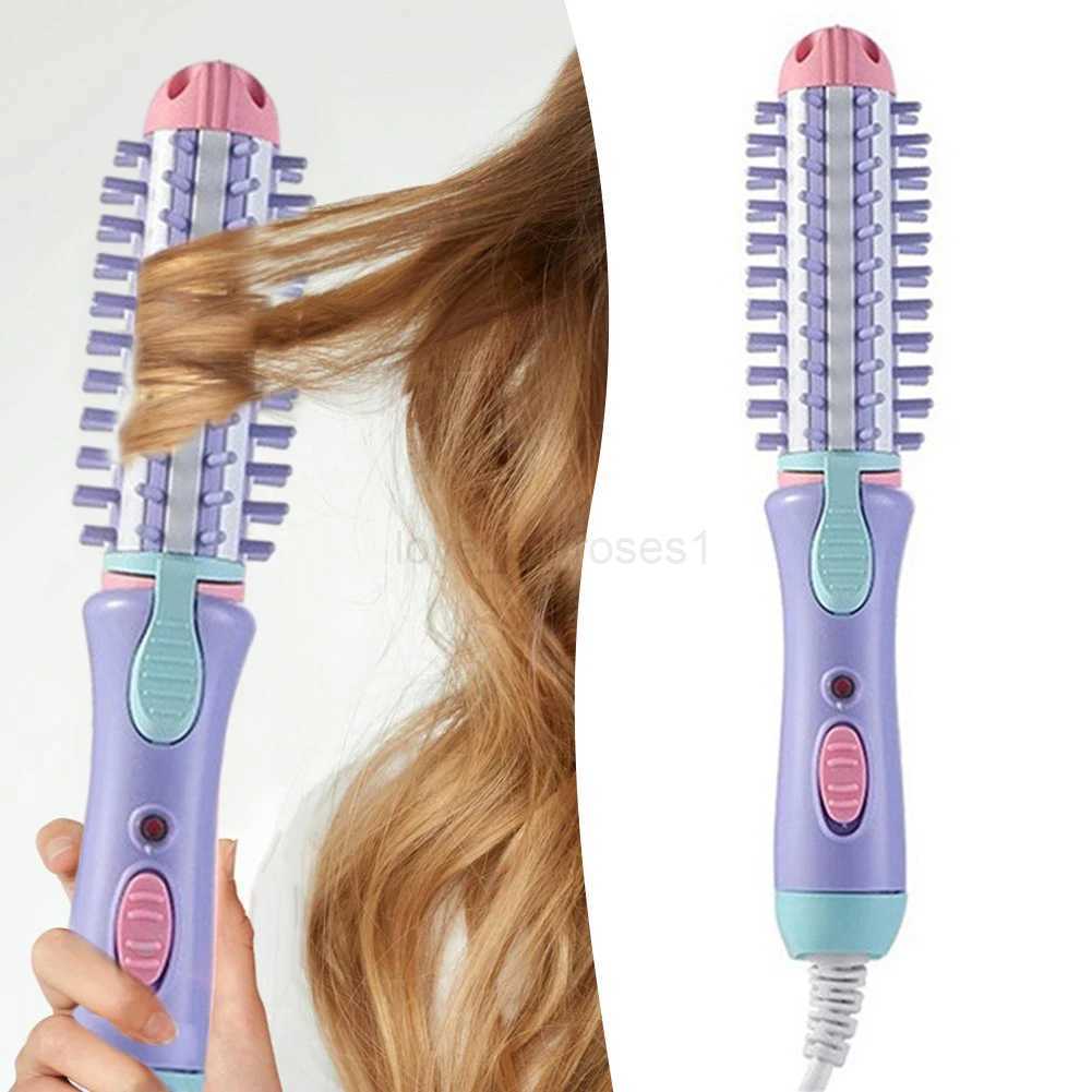 Ceramic Intelligent Adjustable Temperature Hair Straightener Wet Dry Anti-scalding Hair Curling Iron for Hair Styling 2 in 1M240709