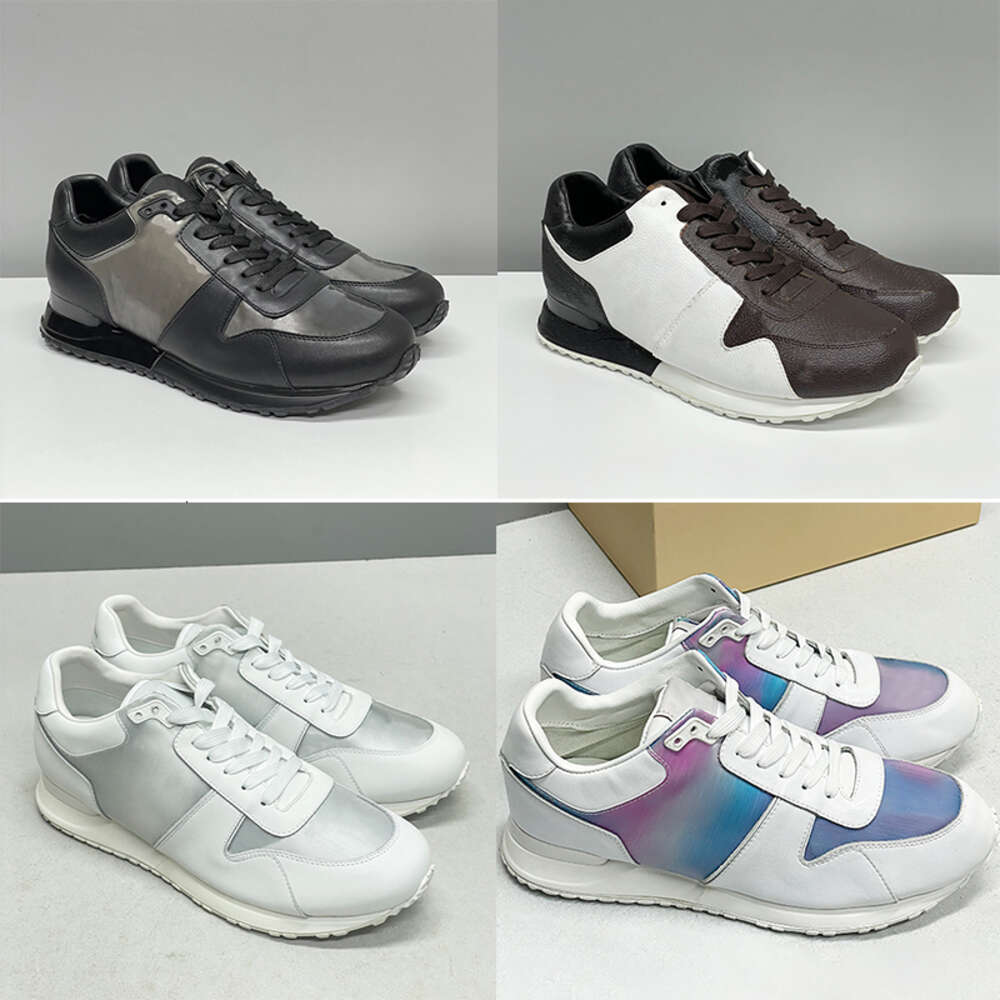 designer shoes run away sneaker men casual shoes fashion leather trainers classic flats shoes high quality eu36-46 with box 012