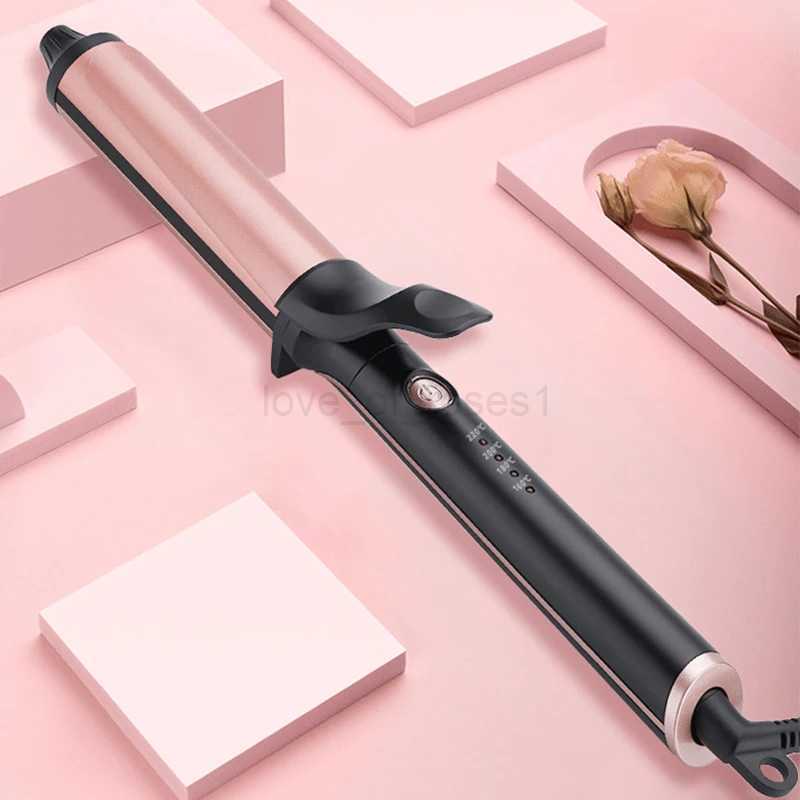 32mm Hair Curling Iron Professional Ceramic Tourmaline Curl Wand Barrel Curler Iron Hair Curlers Rollers Styling Tool For WomanM240709