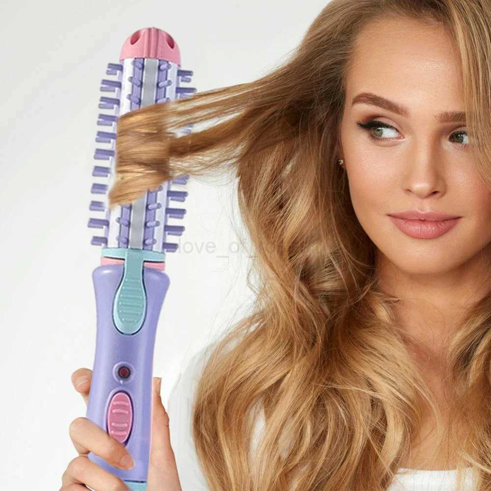 Ceramic Intelligent Adjustable Temperature Hair Straightener Wet Dry Anti-scalding Hair Curling Iron for Hair Styling 2 in 1M240709