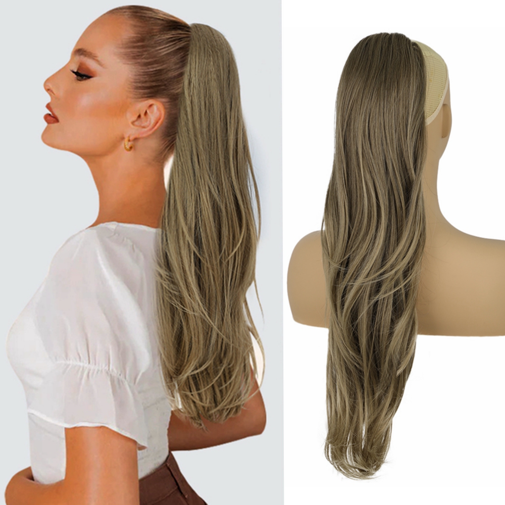 Synthetic Hair Ponytails Big Wavy 1B# 4# Color Hair Extensions R6/15/10# Drawstring Ponytail Curly Products 26inch