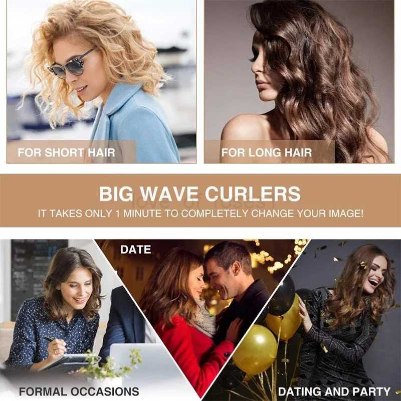 Corrugation Curling Iron Triple Curling Iron Ceramic Styler Professional Hairdressing Tool Hair Straightener Electric Hair StyleM240709