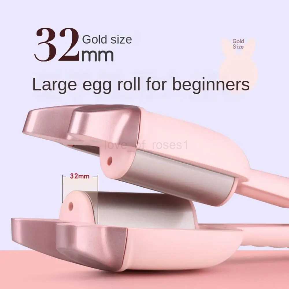 Hair Splint Electric Curling Iron Rabbit Ears Straight Curly Hair Dual Use Hair Style Design Tool Bouffant Hair Fluffy BangsM240709