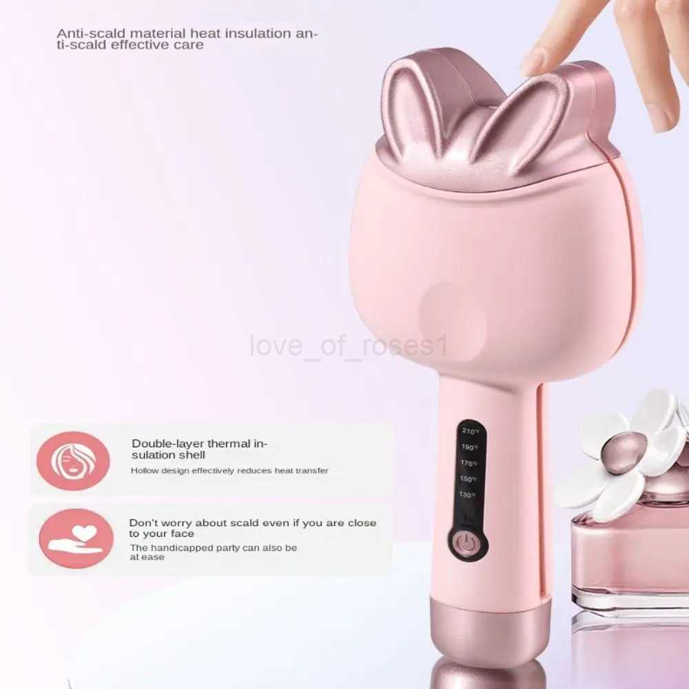 Hair Splint Electric Curling Iron Rabbit Ears Straight Curly Hair Dual Use Hair Style Design Tool Bouffant Hair Fluffy BangsM240709