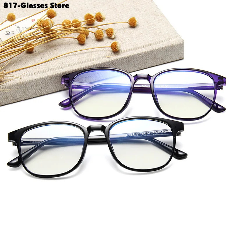 Blue Light Blocking Glasses Computer Eyewear Large Frame Anti-radiation for Men and Women 240708