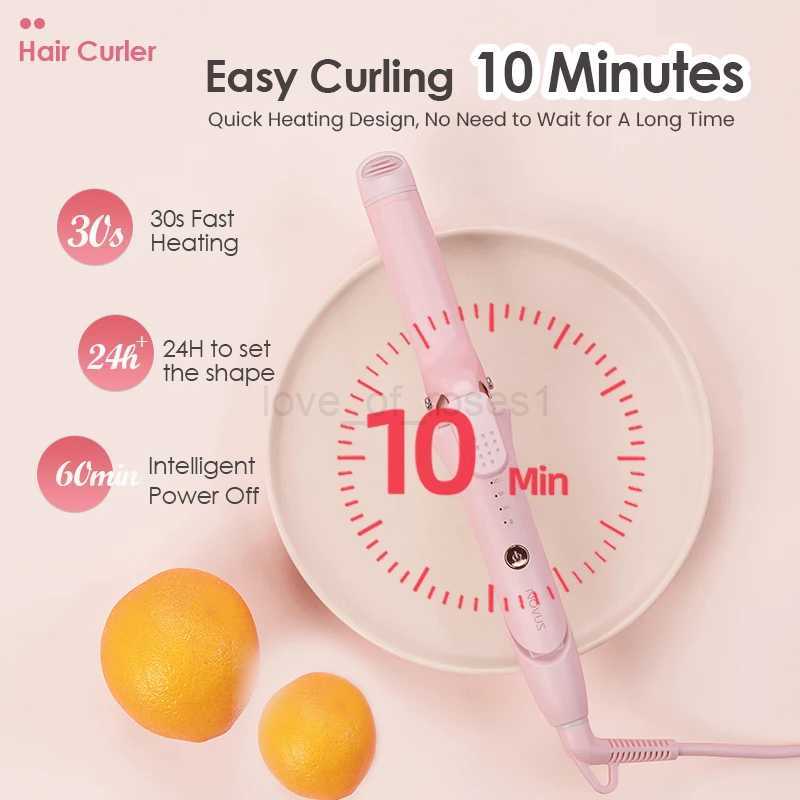 NOVUS 2 in 1 Hair Crimper Flat Iron Hair Straightener 3 Adjustable Temperature 30s Fast Warm-up 60 Min Auto-off Styling ToolM240709