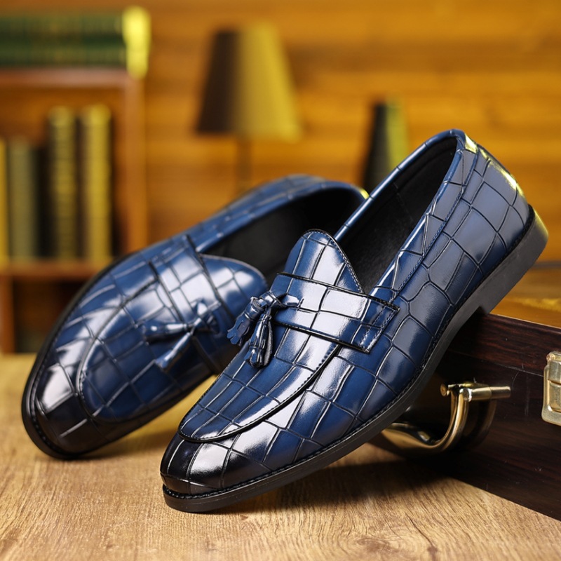 Oversized with lazy leather casual business dress shoes free of shipping