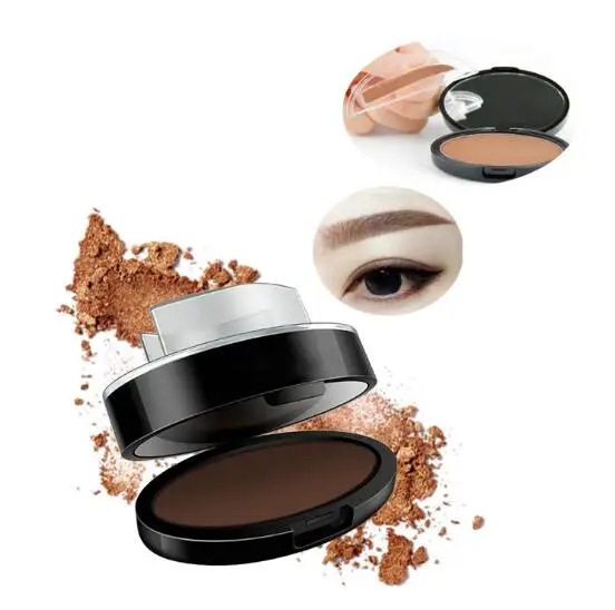 Natural Arched Eyebrow Stamp Brow Stamps Powder Pallette Delicated Beauty Makeup Tool Eyebrow Powder seal P367 240709