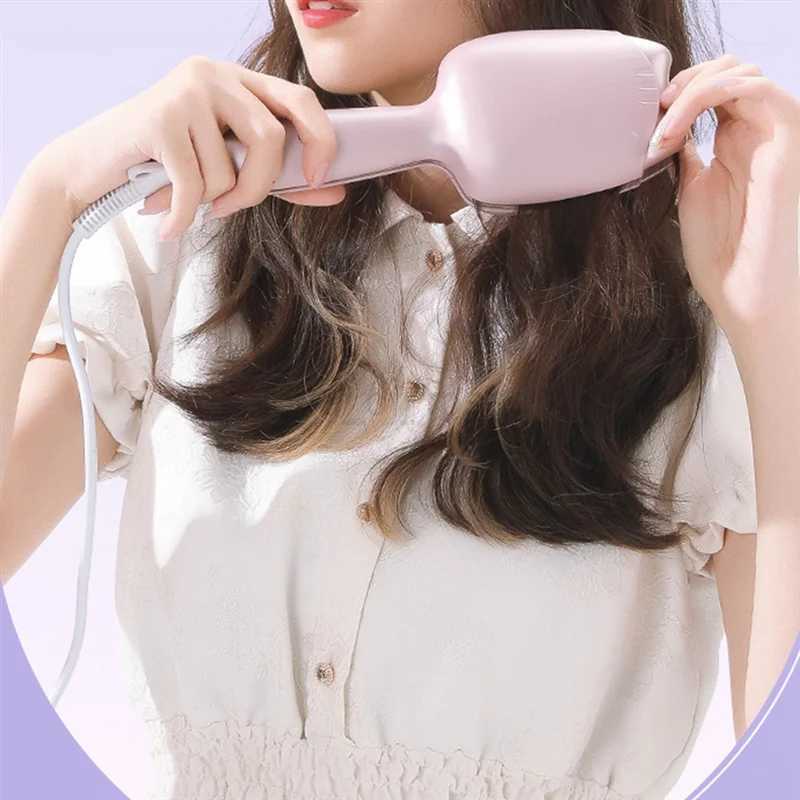 Automatic Electric Hair Curler 32Mm Curling Iron Water Ripple Styling Tools Lazy Man with Hair Curler US Plug-AZ240709