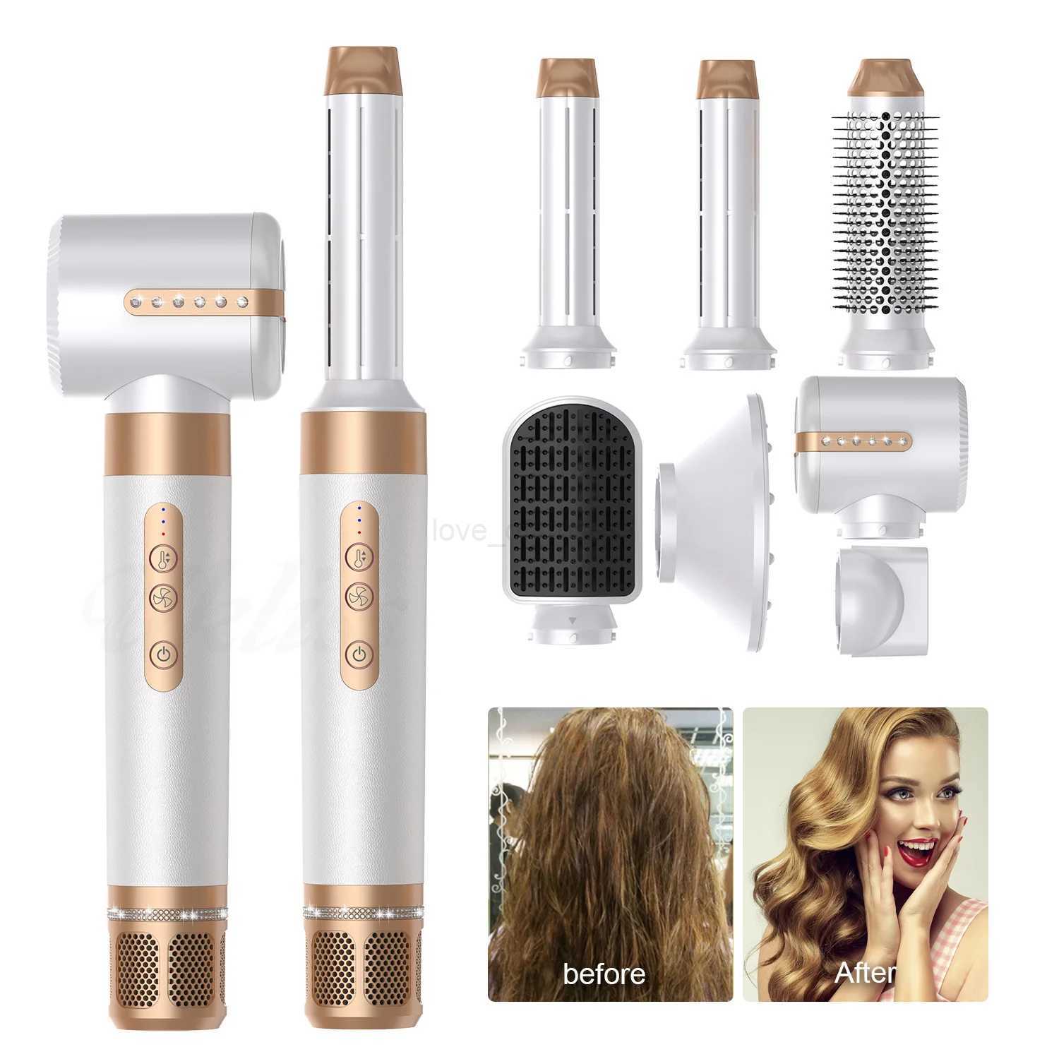 7 in 1 Hair Dryer set self-cleaning function Wholesale Salon Dryer 110k RPM Quick-Drying Blow Dryers No Diamand M250401