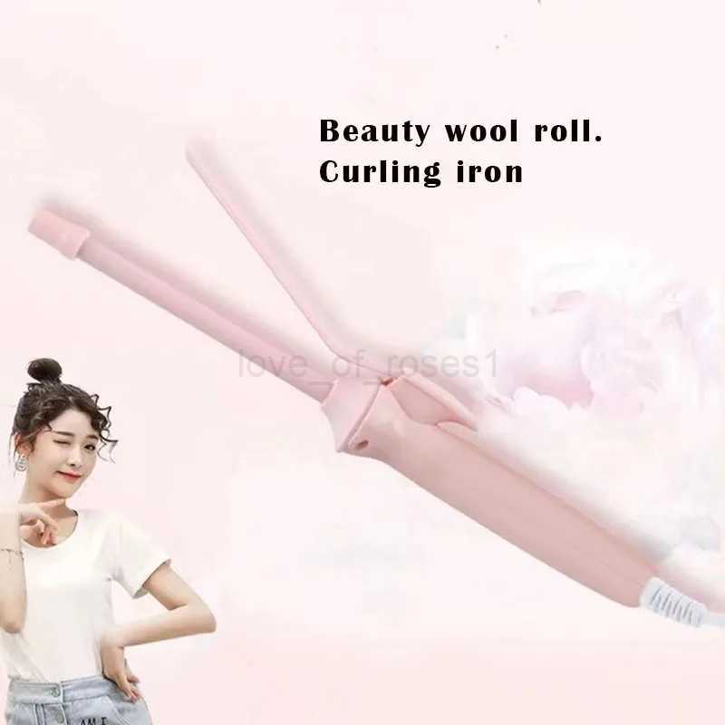 Mini Hair Curling Iron 9mm Curler Wand Professional Curly Tongs Ceramic Electric Salon Styling Tool Small Crimping IronZ240707