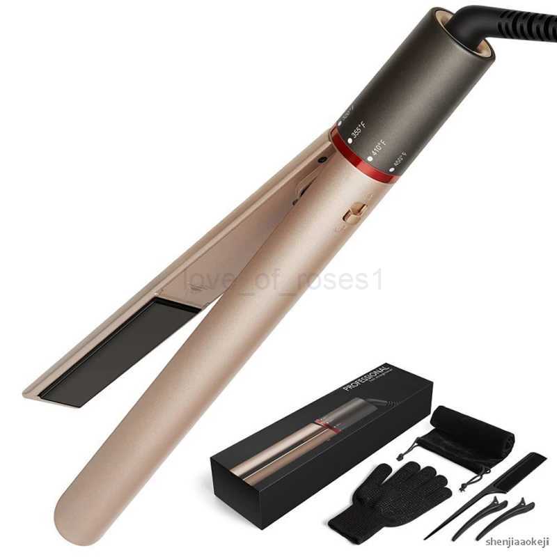 Professional hair straightener Curling Irons 2 in 1 hair Electric Hair Straightening Irons wet and dry hair style machineM240709