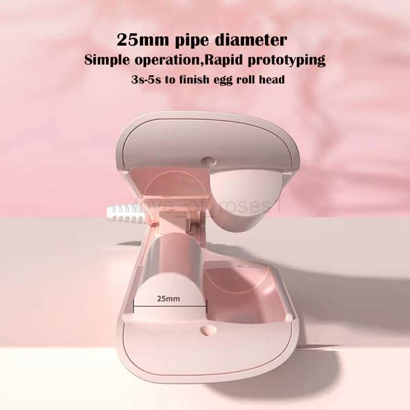 2 Barrel Curling Iron Ceramic Coating Care Hair Roll Splint Fast Heating Electric Salon Styling ToolZ240709