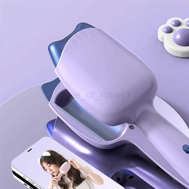 Automatic Electric Hair Curler 32Mm Curling Iron Water Ripple Styling Tools Lazy Man with Hair Curler US Plug-AZ240709