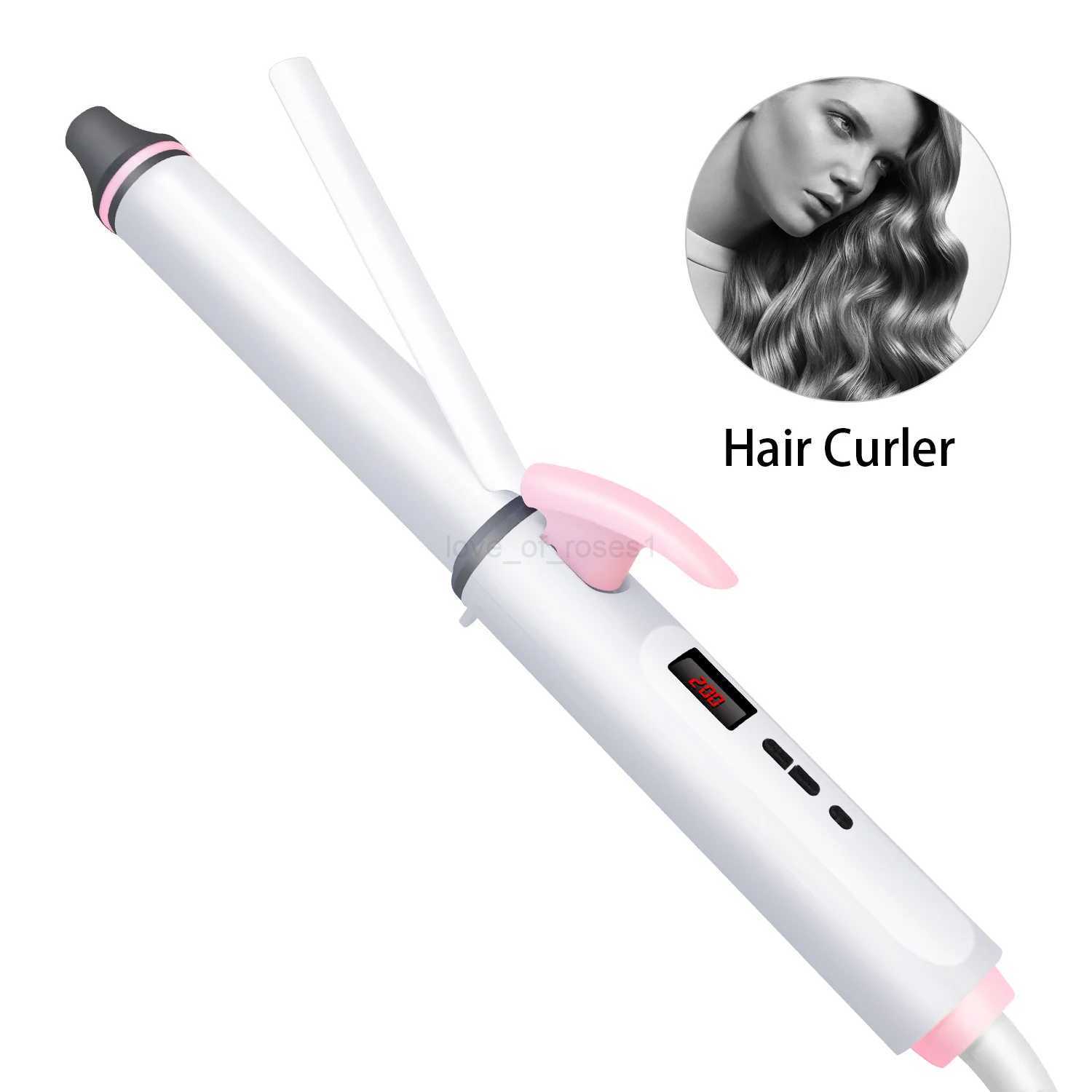 professional 1 inch curling iron Hair waver Flower Cone Ceramic curling wand roller beauty Salon Hair CurlersM240709