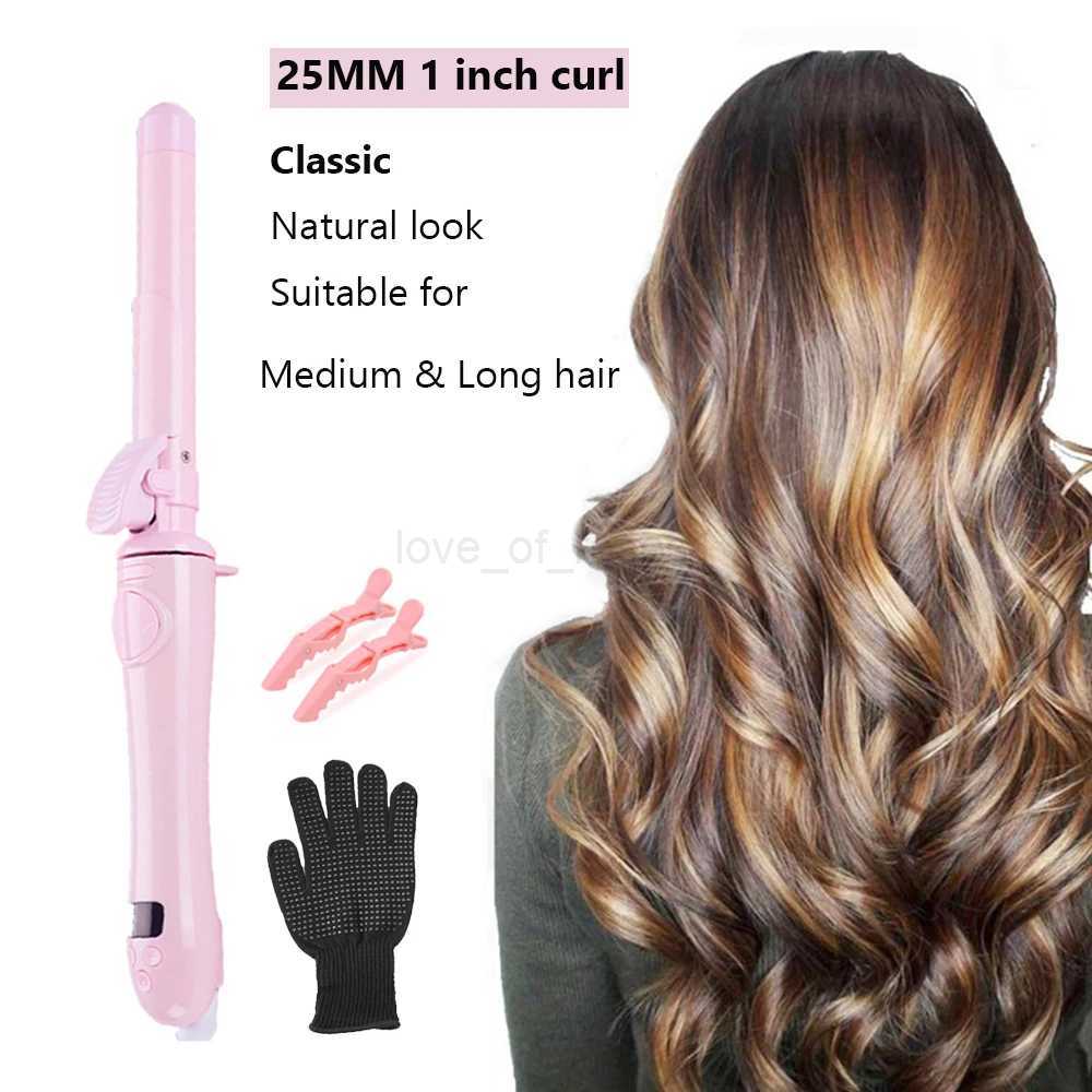 2024 Best Fully Automatic Rotating Curling Irons 25/28/32mm Curling Rod Hair Roller Curls Wand Waver Professional Styling ToolsM240709