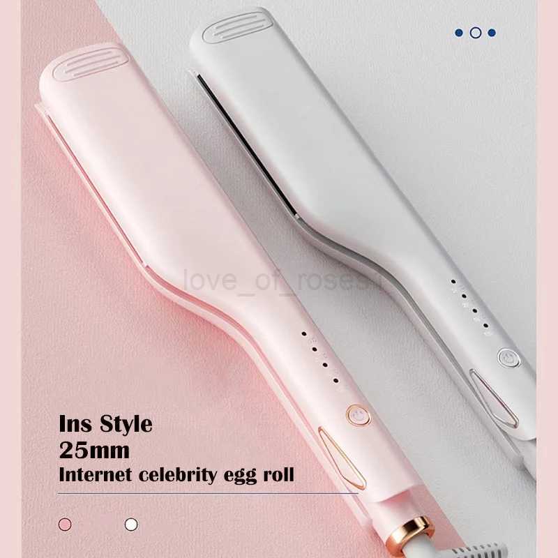 25 MM Hair Curling Iron Ceramic Professional 2 Barrel Hair Curler Roll Hair Styling Tool Hair Styler Wand CurlerZ240707