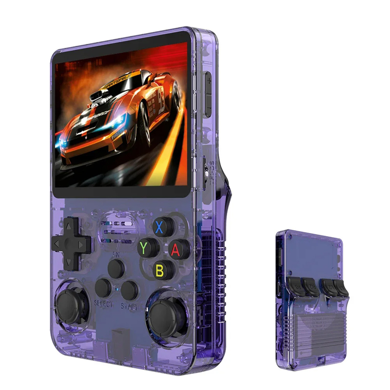 DHCP Hot Selling R36S Handheld Console 3.5 Inch HD IPS Screen Built-in 15000 Classic Retro Games Linux System Portable Pocket Video Game Player