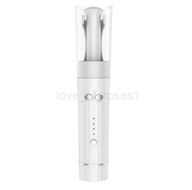 wireless portable electric hair rotating curler Iron Home Portable USB Charging Curler Rotating Hairdresser Lazy Styling ToolM240709