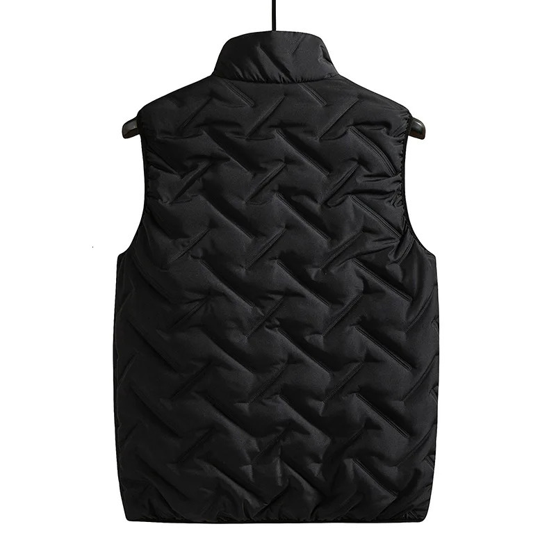 Fashion Mens Jacket Sleeveless Vest Autumn Thermal Soft Vests Casual Coats Male Cotton Mens Vest Men Thicken Waistcoat Size 8XL 240704