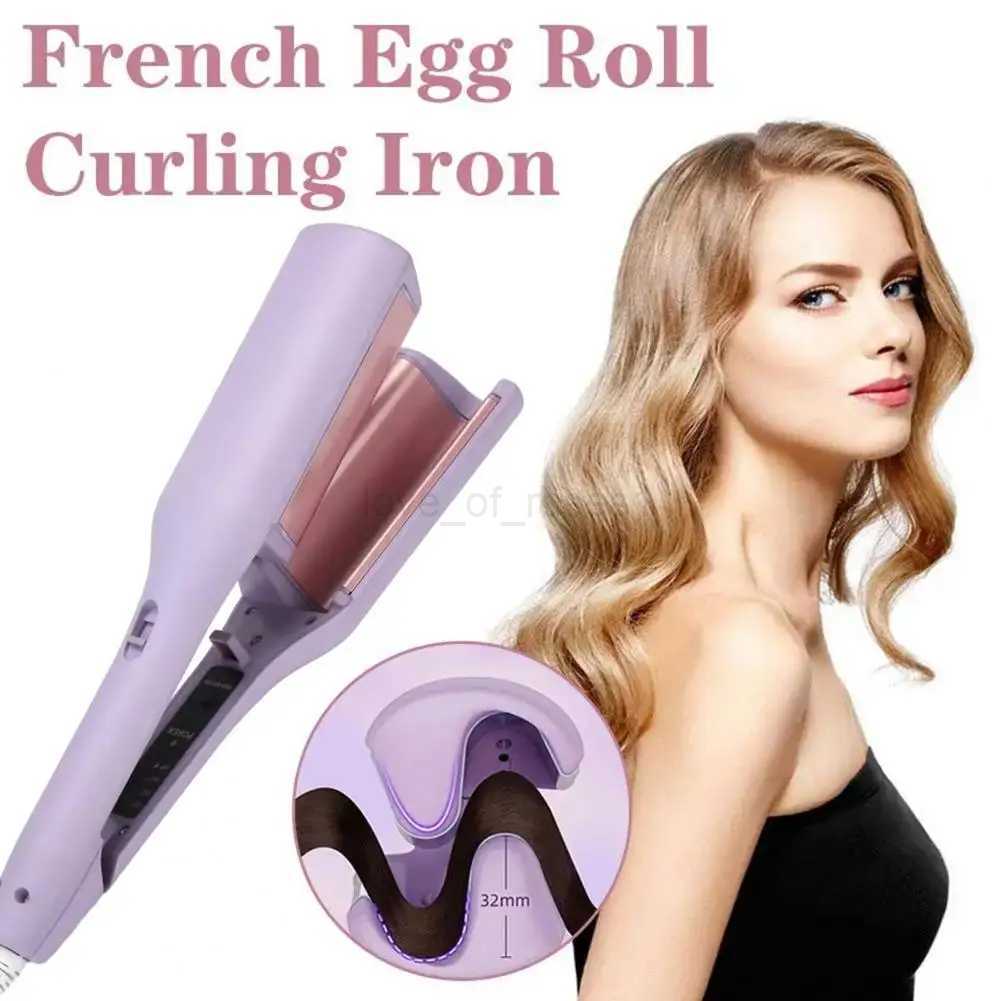32mm Hair Wave Curling Iron Professional French Roll Hair Curler Long-Lasting Waves Curling Stick Rolls Hair CurlerM240709