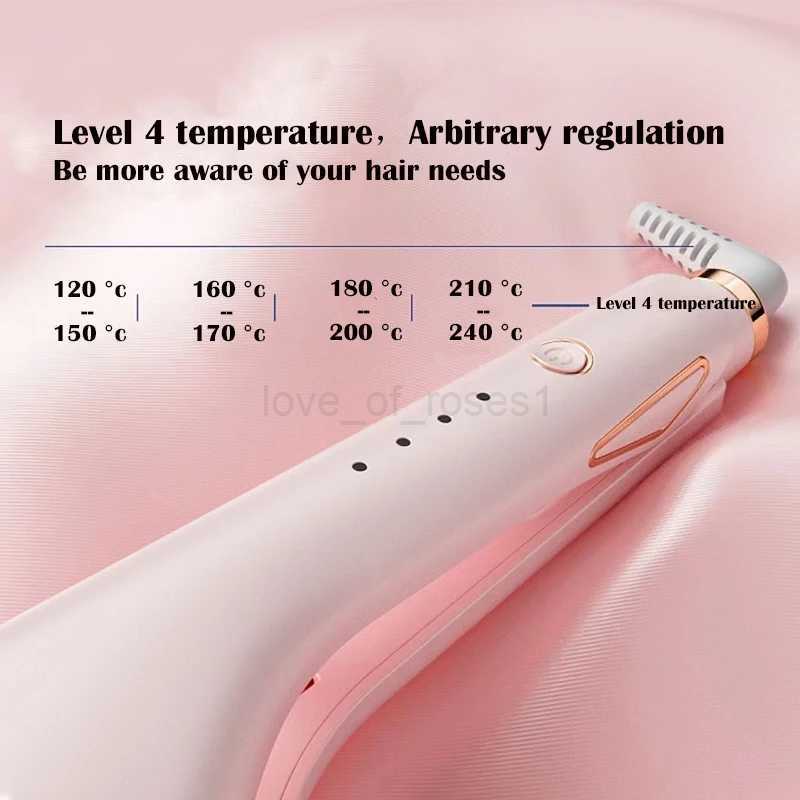 2 Barrel Curling Iron Ceramic Coating Care Hair Roll Splint Fast Heating Electric Salon Styling ToolZ240709