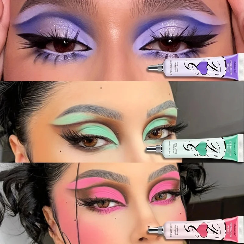 4pcs 6-Color Matt Eye Shadow Primer with Brush Oily Eyelids Waterproof and Antifouling Durable Cream Liquid Eye Shadow Cosmetics b240709