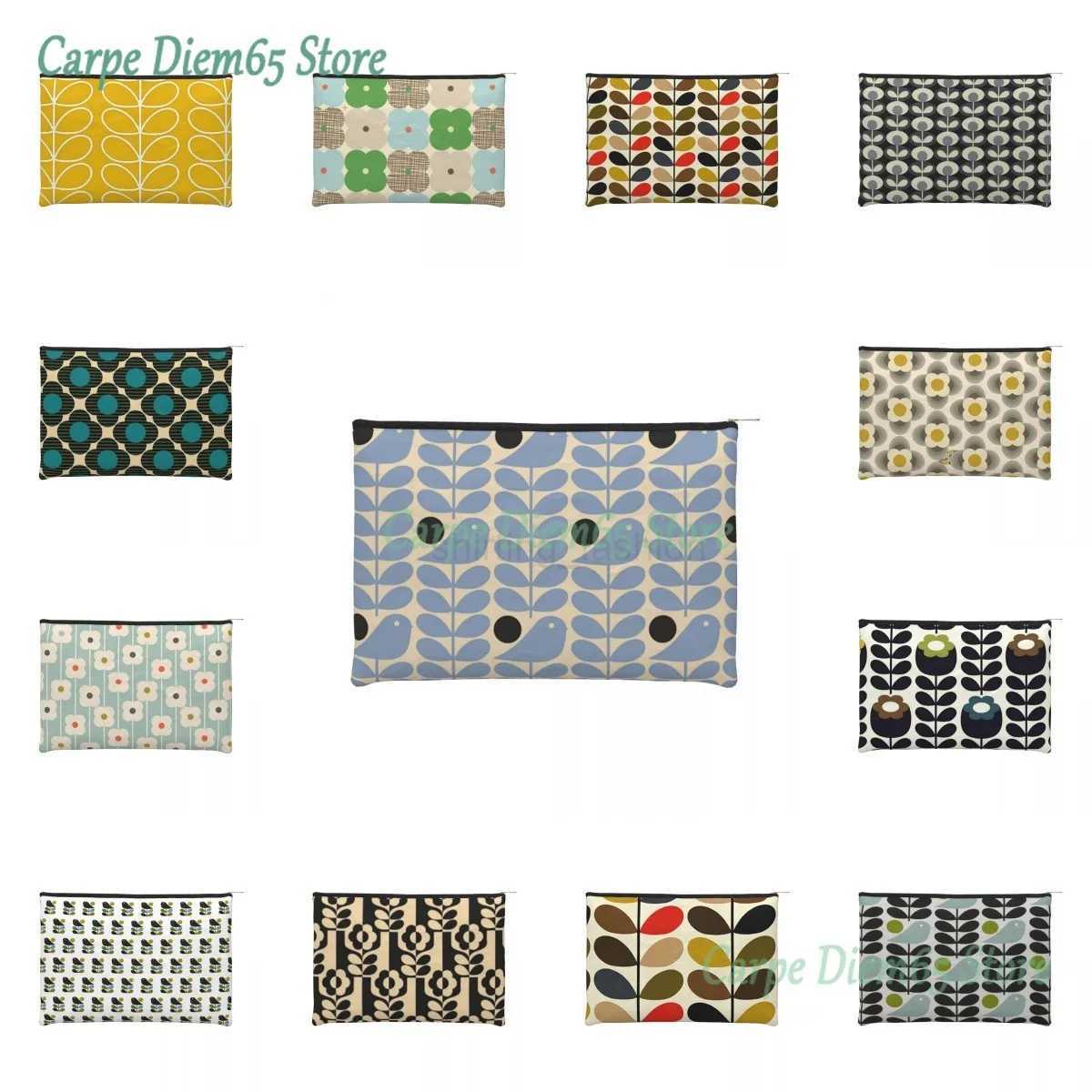 Fashion Orla Kiely Early Bird Travel Toiletry Bag for Women Scandinavian Floral Cosmetic Makeup Bag Beauty Storage Dopp KitCL240708