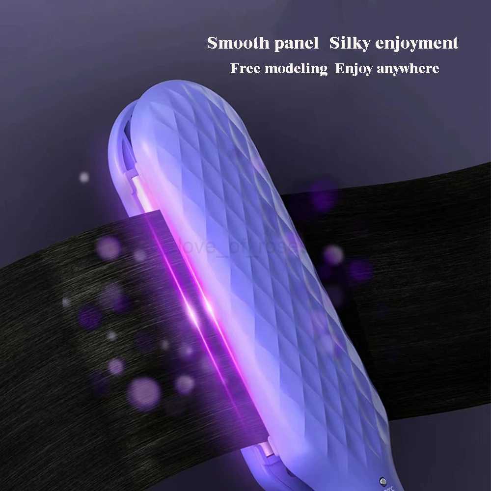 Ceramic Hair Straightening Flat Iron Professional Salon Model Hair Straightener Curler Styling Care ToolZ240709