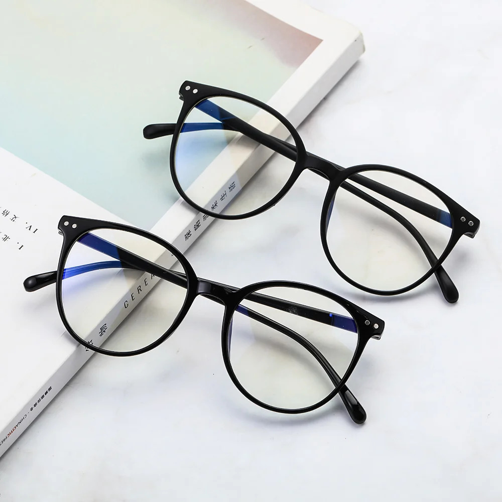 Blue Light Glasses PC Frame Resin Lens Anti Blue Light Blocking Radiation Sunglasses Unisex Trend Clear Lenses Computer Glasses 240708