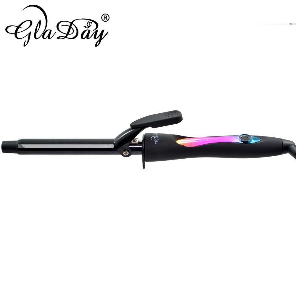 New Arrival Professional Ceramic Hair Curler LED Curling Iron 32 MM Curling Wand Roller Fashion Styling ToolsM240709