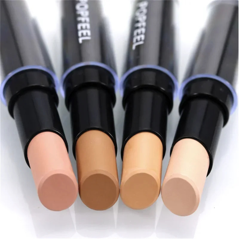 Women Daily Facial Makeup Dark Eye Circle Hide Blemish Face Care Blemish Creamy Concealer Stick 4colors Primer Makeup Paleta 240709