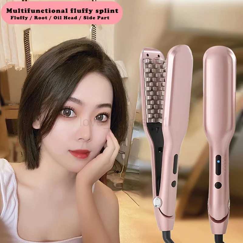 Newest Flat Iron Fluffy Hair Iron Corn Curly Styling Wave Convenient Crimping Hair Iron Crimper Tools Volumizing Hair IronsM240709