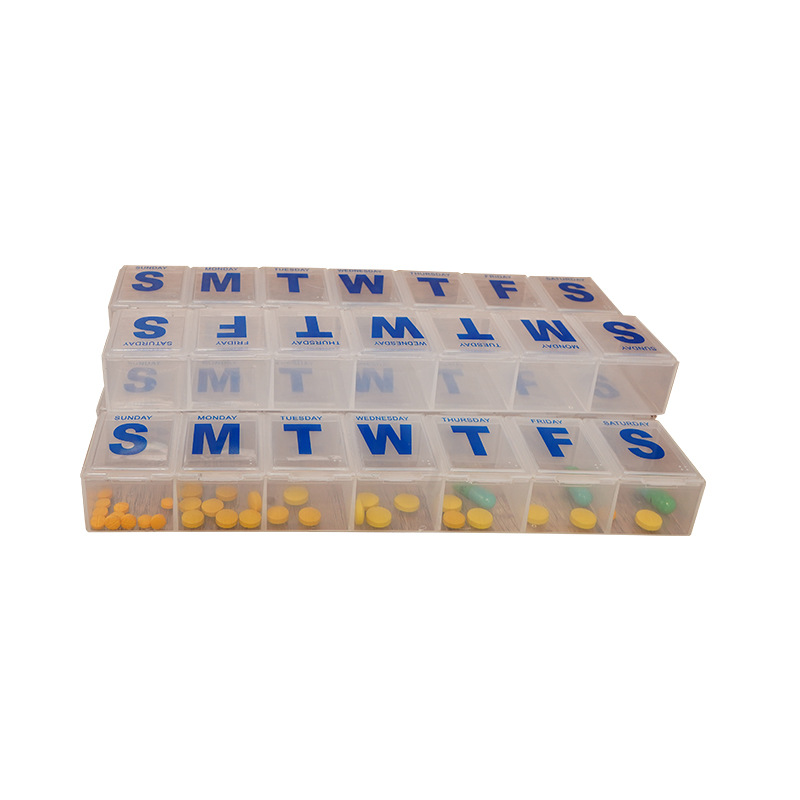 7 day convenient storage pill box can be customized lightproof portable tablet box