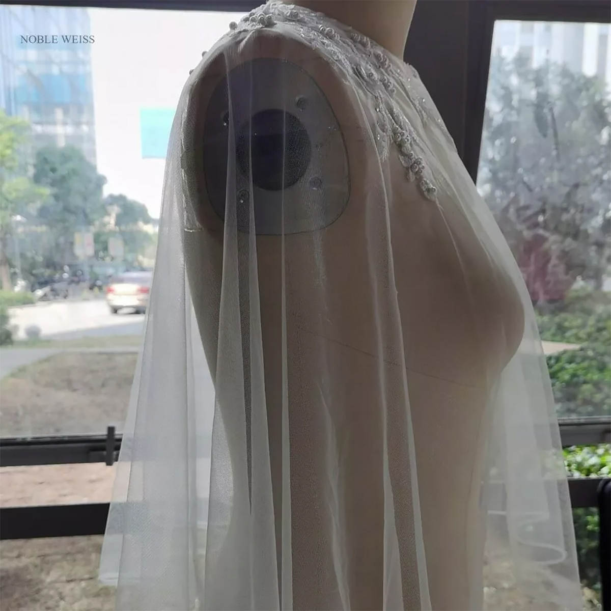 Wedding Accessories Bolero Bridal Cloak Appliques Wedding Cape Women Wrap Cape Evening Wraps Shawl Custom Made