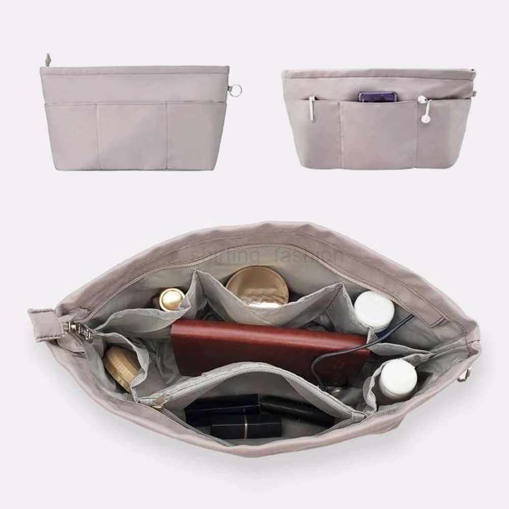 Nylon Inner Bag Women Handbag Organizer Womens Tote Bag Large Capacity Organizer Insert Cosmetic Bag Waterproof Makeup BagCL240708