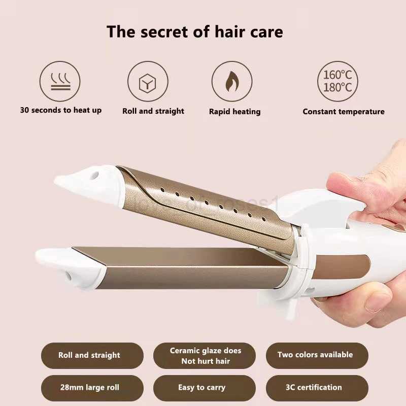 Professional Hair Tools Curling Iron Hair Straightener Hair Waver Styling Tools Hair Curlers Electric CurlingM240709