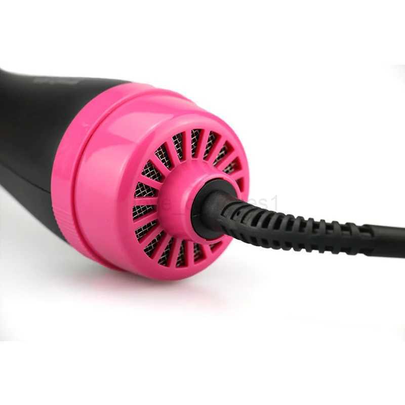 One-Step Hair Blow Tangle Dryer Multifunction Electric Curling Straightening Comb Anti-Static Hot Air Brush DropshippingM240709