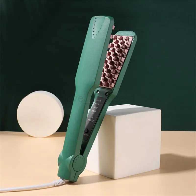 Professional Volumizing Hair Iron Ceramic 3D Grid Hair Crimper Curling Iron Corn Perm Splint Flat Iron Hair Styling ToolsZ240706